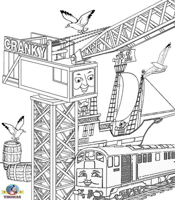 kids free online coloring pages thomas train printable