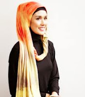 Jilbab Rainbow Cantik dan Ceria