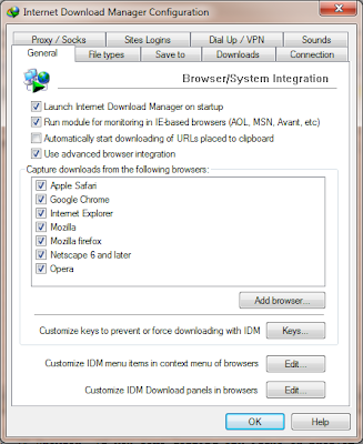 Add IDM Integration in Chrome, Mozilla, Safari, Opera Browser, IE, Netscape