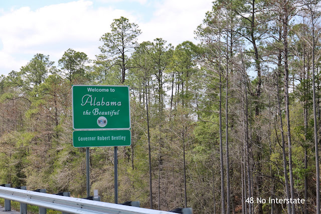 Road trip from Panama City Beach, Florida to New Orleans, Louisiana on back roads with 48 No Interstate