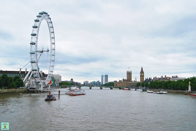 Vistas desde el South Bank de Londres