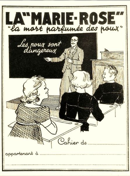 Protège-cahier publicitaire, années 60 (collection privée)