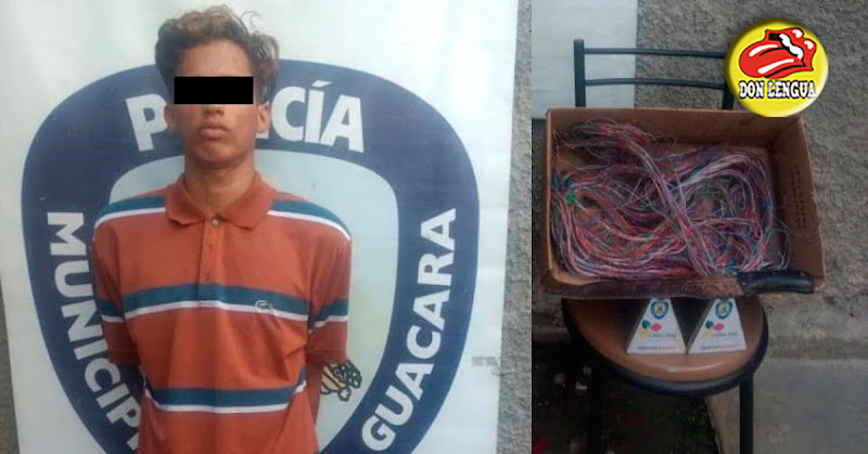 Joven encarcelado por robarse un pedazo de cable viejo