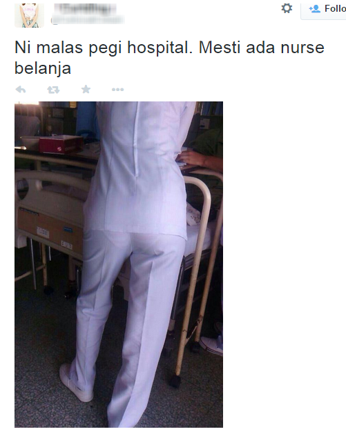 Gambar Nurse Seluar Dalam Belang Jadi Viral