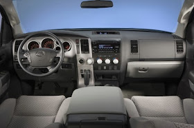 Interior view of 2013 Toyota Tundra