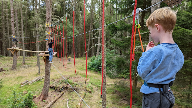 Ace Adventures - Camping with Activities in the Scottish Highlands  - high ropes course