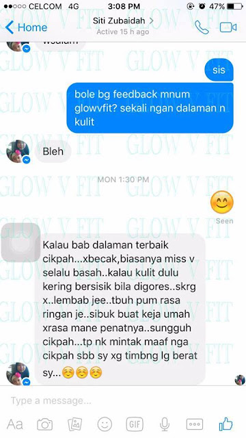 Testimoni Glow V Fit 