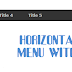 Create Horizontal Navigation Bill Of Fare Amongst Drib Downwardly Submenus Using Css