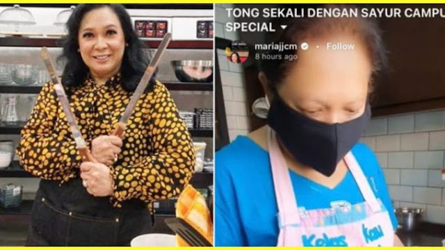 ‘Tak sensitif langsung’ – Video masakan Maria Tunku Sabri disel4r netizen gara2 Ini
