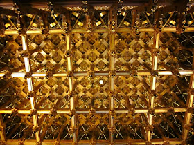 Wooden ceiling of El Palau Güell