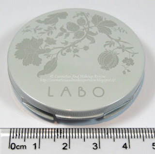 Labo Make-Up - Pure Flower Compact Eye-shadow Duo n.03 Olive green/Aqua green - dimensioni