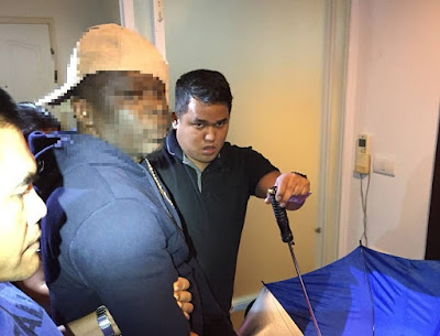 Photos: Nigerian man and his Thai wife arrested for alleged cocaine peddling in Bangkok