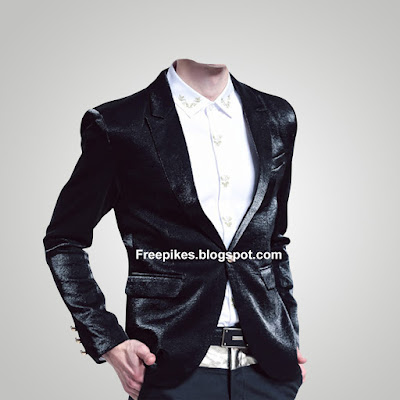 Mens Coat Dress In PSD - Black Coat Download Free PSD File 