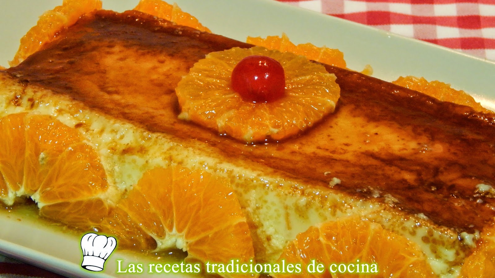 Receta fácil de flan de clementina