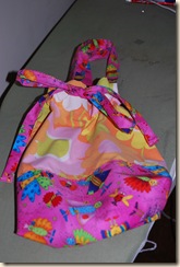 A's drawstring bag