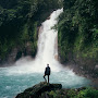 Visiting magnificent Waterfall in Morocco