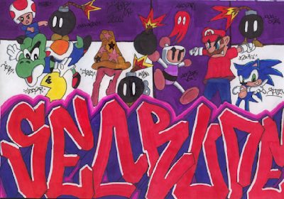 graffiti kids,cartoon graffiti