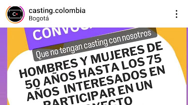 CASTING en COLOMBIA: Se buscan HOMBRES, MUJERES de 50 hasta los 70 años para participar de proyecto audiovisual