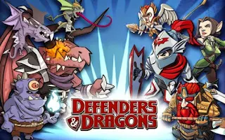 Screenshots of the Defenders & dragons for Android tablet, phone.