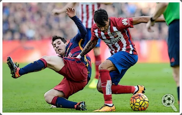 Augusto Fernández Lionel Messi Atlético Barcelonba