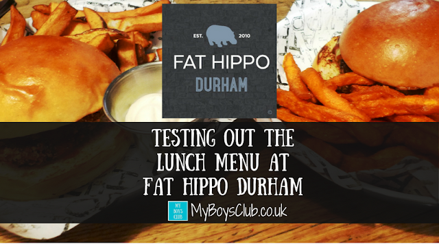 Testing out the lunch menu at Fat Hippo Durham