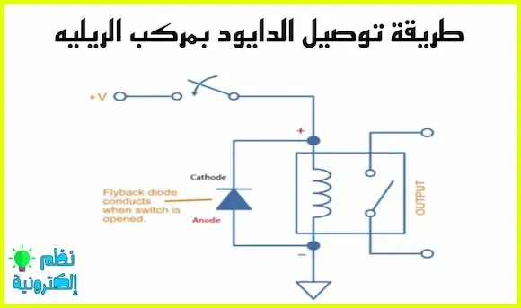 لماذا يتم وضع الدايود على طرفي الريليه Relay