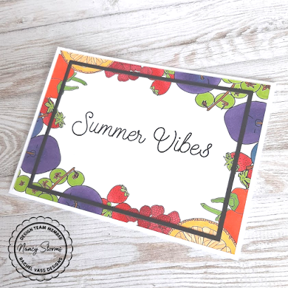 Rachel Vass Designs - Summer Fruit Background