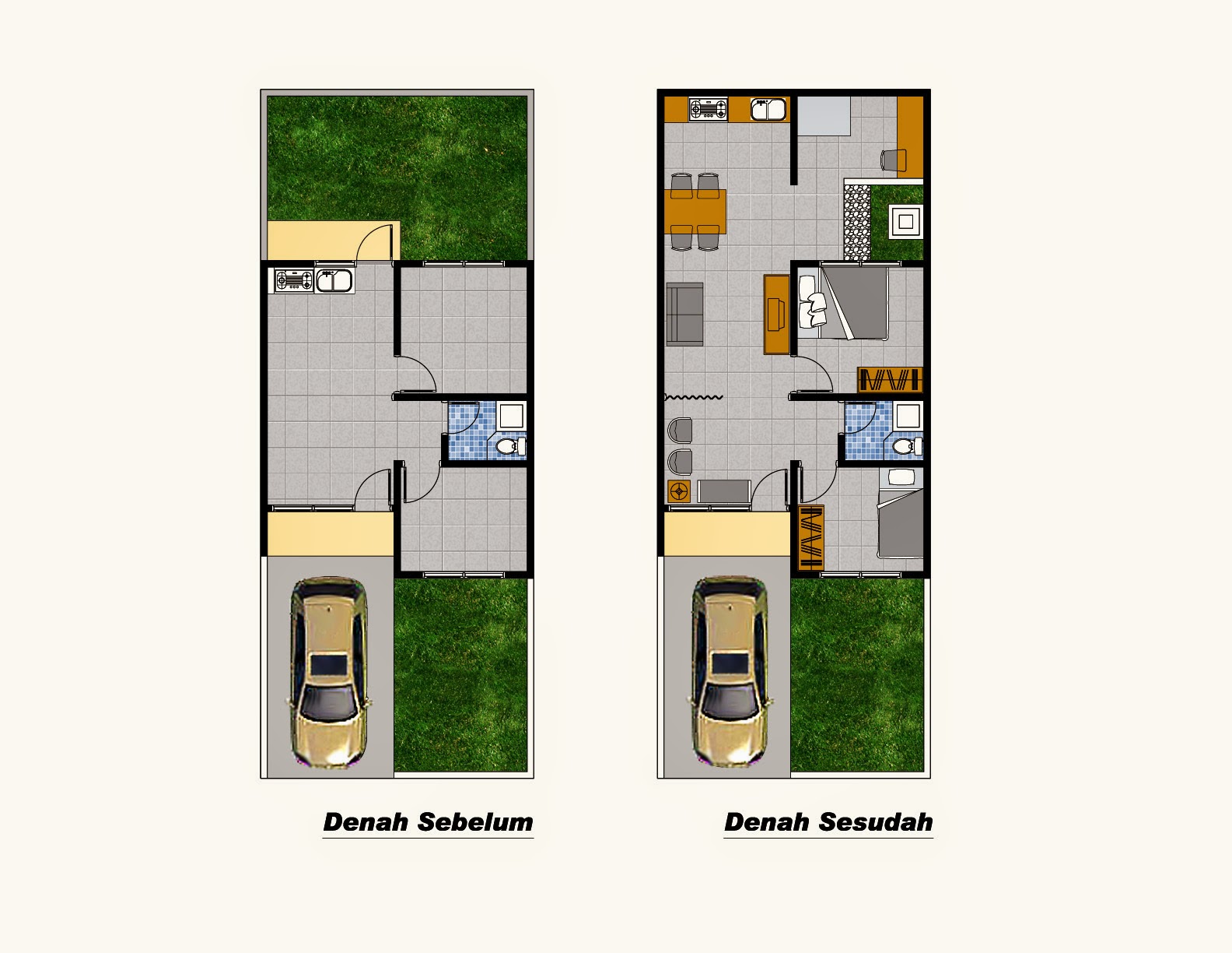 Contoh Gambar Dan Denah Rumah Minimalis Type 36 Dekorasi Rumah 123