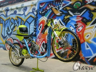 mio drag bike motor drag mio matik drag thailand stile, gambar motor mio modifikasi brondol