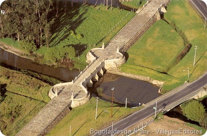 puente del común tomado de Bogotá desde el aire de  Villegas editores
