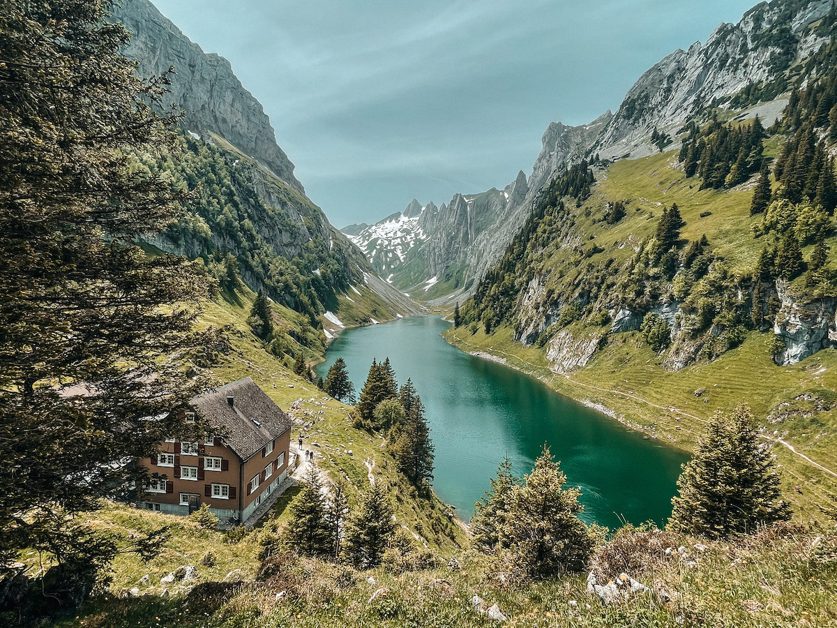 Alpstein Appenzeller Land schönste Wanderung Höhenweg Alp Sigel Bogartenlücke Fälensee Bollenwees Rösti Sämtiser See