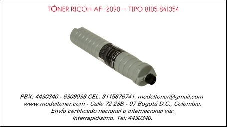 TÓNER RICOH AF-2090 - TIPO 8105 841354