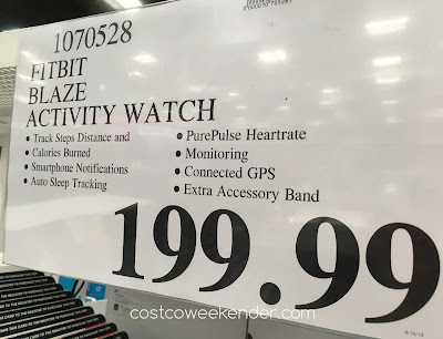 Deal for the Fitbit Blaze Smart Fitness Activity Watch at Costco