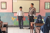 Edukasi Patuh Aturan Lalulintas, Personil Satlantas Polres Sidrap Giatkan Program Polce Go To School