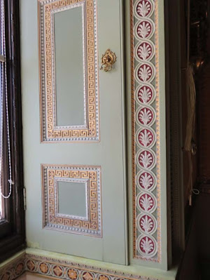 highly ornate window shutter