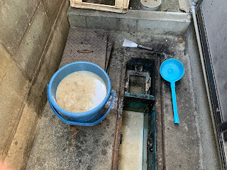 泥水除去状況