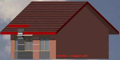 sketsa denah rumah minimalis tipe 54