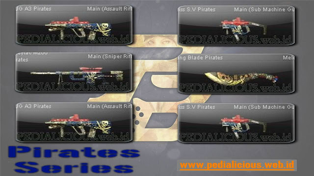 Preview Senjata Seri Pirates Point Blank Zepetto Indonesia