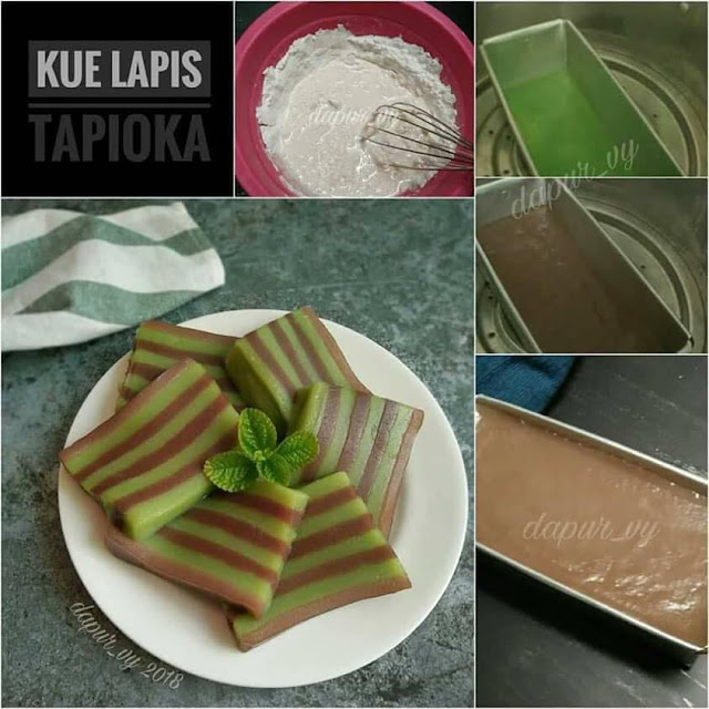 Resep Cara Membuat Kue Lapis Tapioka
