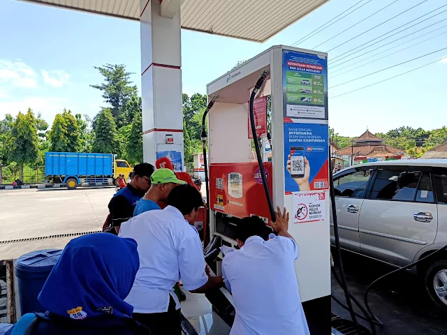 Cek SPBU oleh Tipidter Polres Blora 02