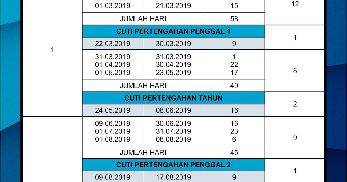 Calendar Cuti Sekolah 2019 Brunei - Perokok n