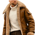 Man Coat Long Sleeve Jacket Coats for Mens Neck Faux Leather Hula Hooded Motorcycle Fall Winter Coat 2023