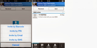 what do you think? bbm using iphone