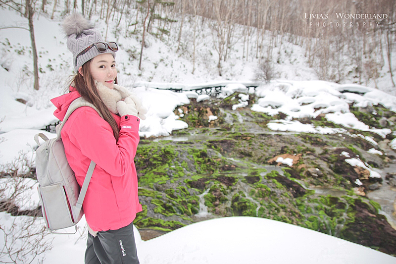 日本群馬茶蕾苔公園雪中漫步 在地人才知道的奇景秘境 盡享溫泉綠地與滿山雪景並存的奇觀 Livia S Wonderland薇笑樂園