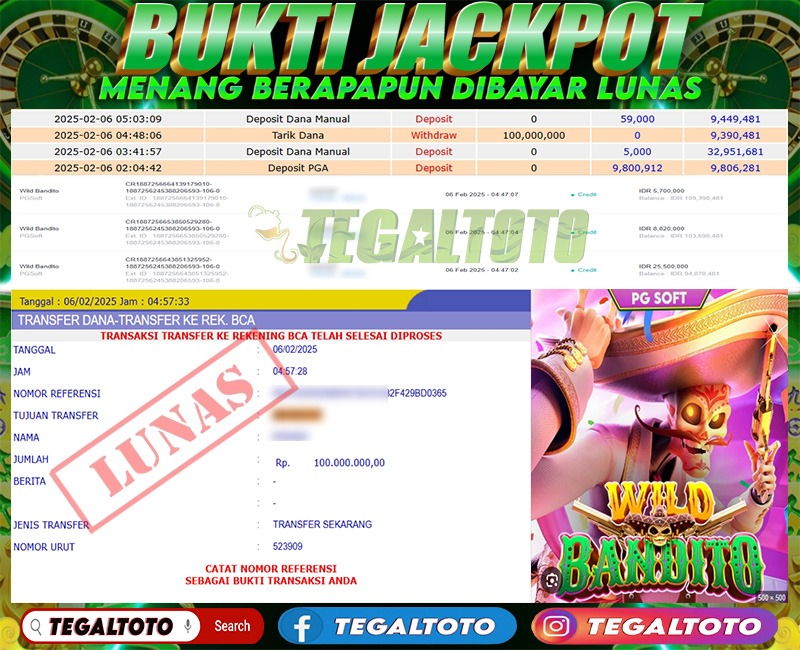 Bukti Jackpot