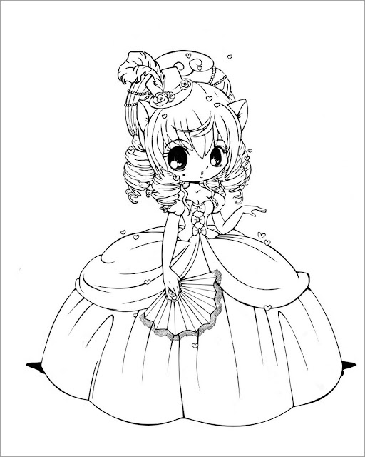 Best Free Printable Anime Girls Coloring Pages