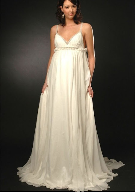 maternity wedding dress