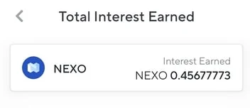 Nexo Interest