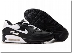 nike air max 90 black white