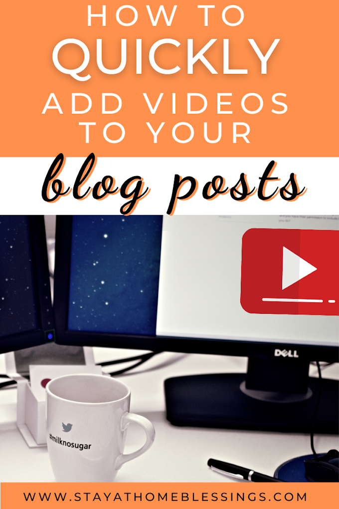 How to Quickly Add Videos to Your Blog Posts